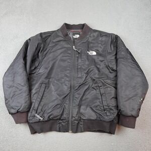 The North Face Jacket Mens Large Black Bomber Insulated Full Zip Colorado Flag